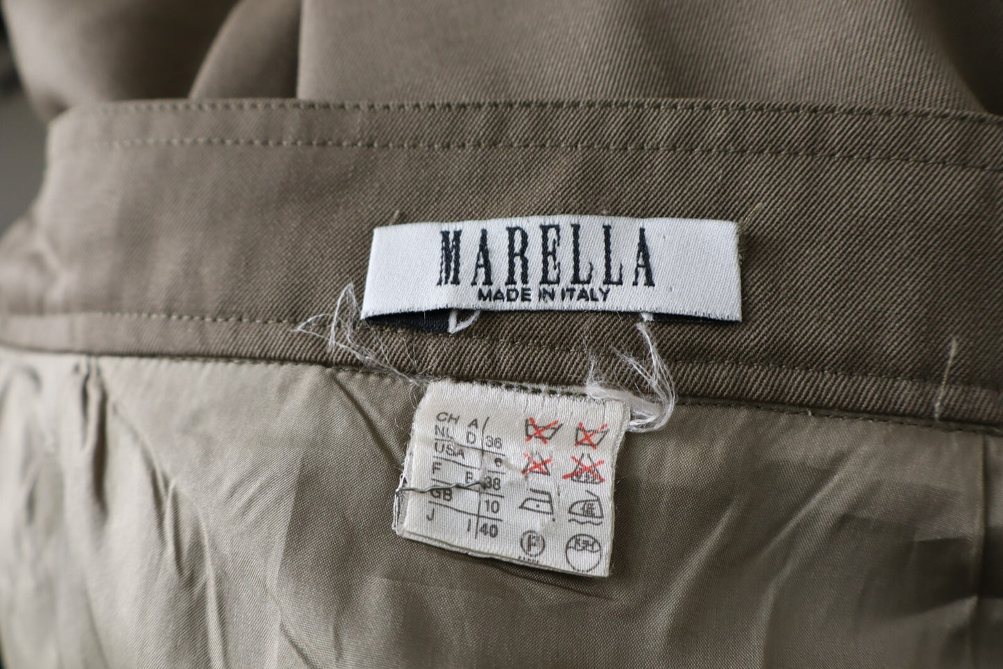 MARELLA GONNA DONNA TG. 40 WOMAN VINTAGE SKIRT CASUAL