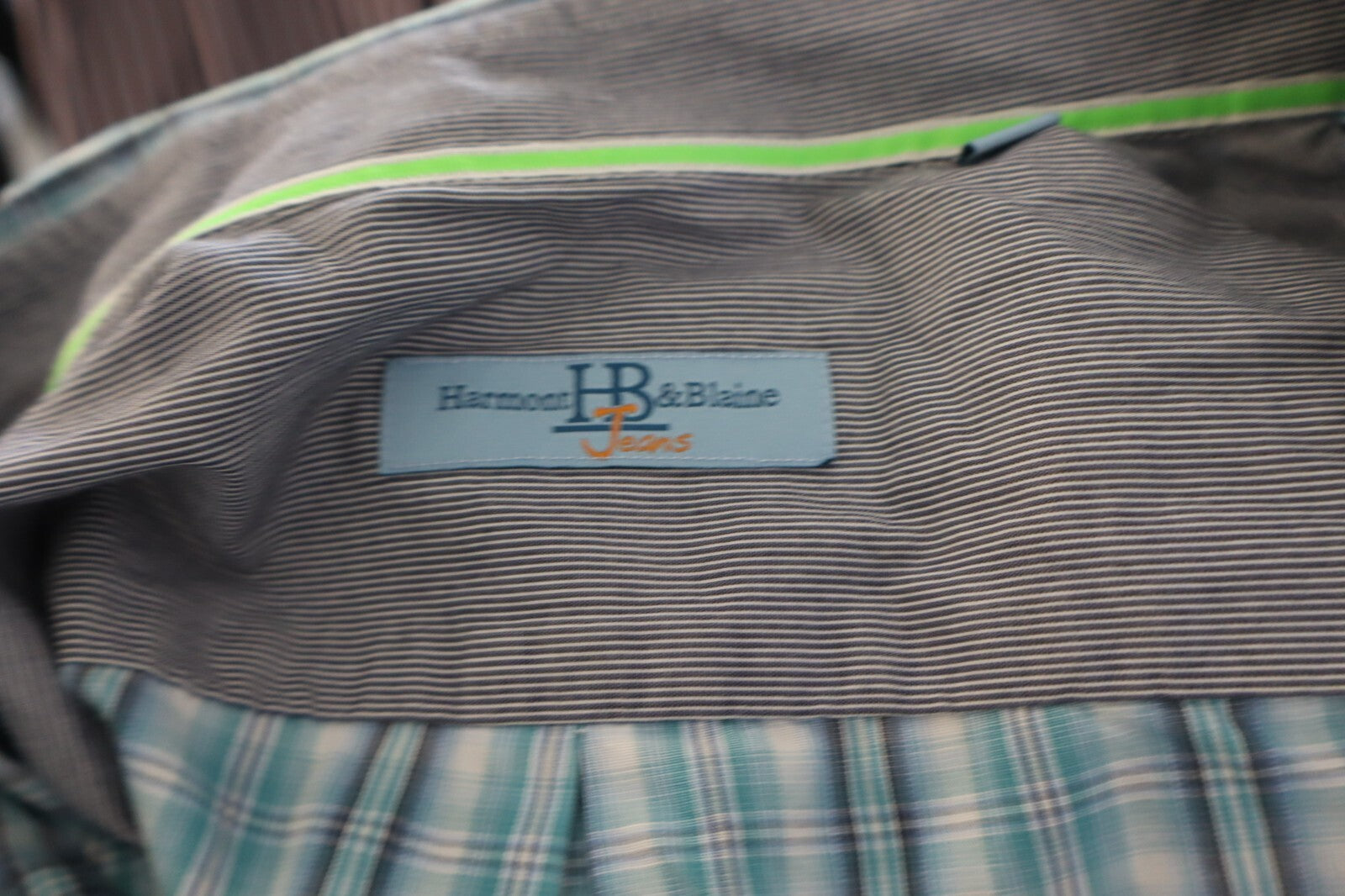 HARMONT & BLAINE CAMICIA SHIRT UOMO Tg M MAN VINTAGE CASUAL COTONE