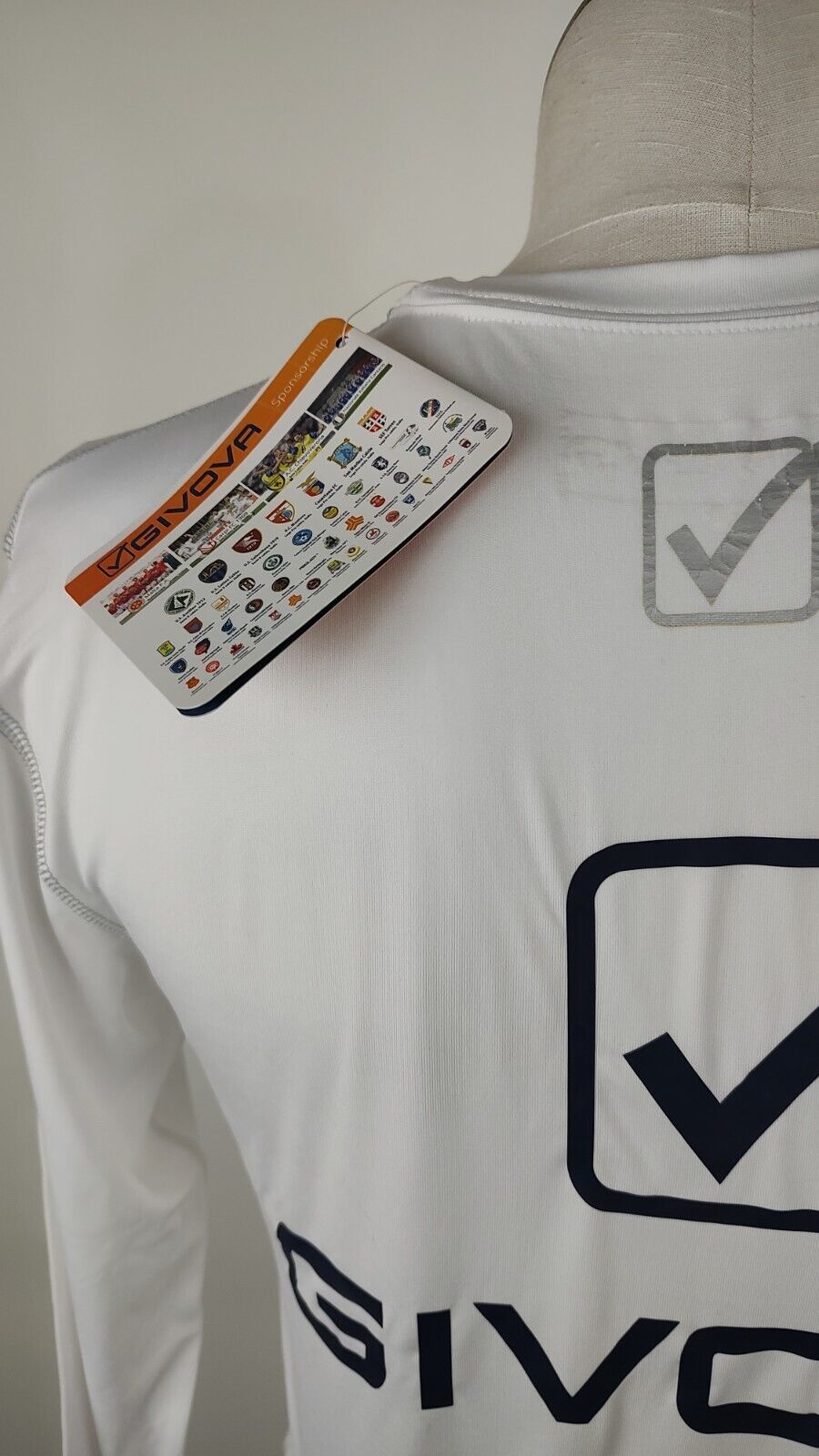 GIVOVA AVELLINO MAGLIA CALCIO UOMO Tg L SOCCER JERSEY TRIKOT TRAINING CON TAG