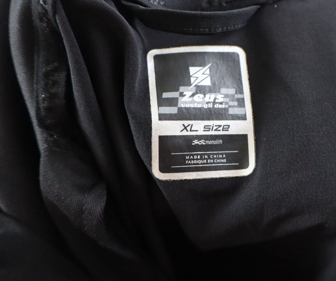 ZEUS SALERNITANA GIACCA FELPA ZIP CALCIO UOMO Tg XL SOCCER MAN JACKET SPORT