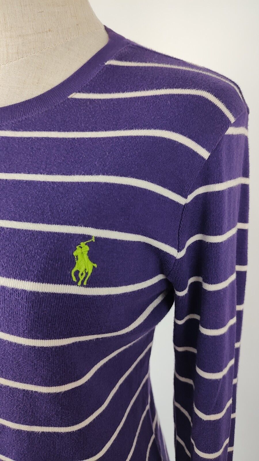 RALPH LAUREN MAGLIONE DONNA Tg. L WOMAN CASUAL SWEATER COTONE