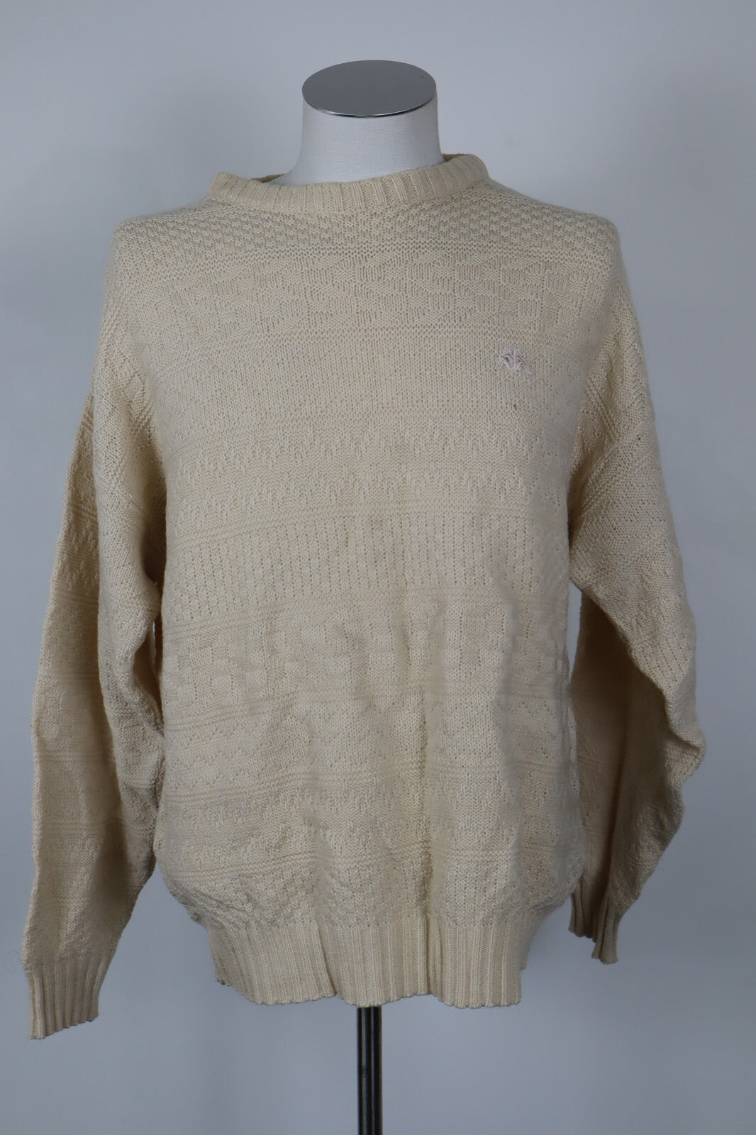 KAPPA MAGLIONE LANA VINTAGE UOMO Tg. M / L MAN SWEATER CASUAL