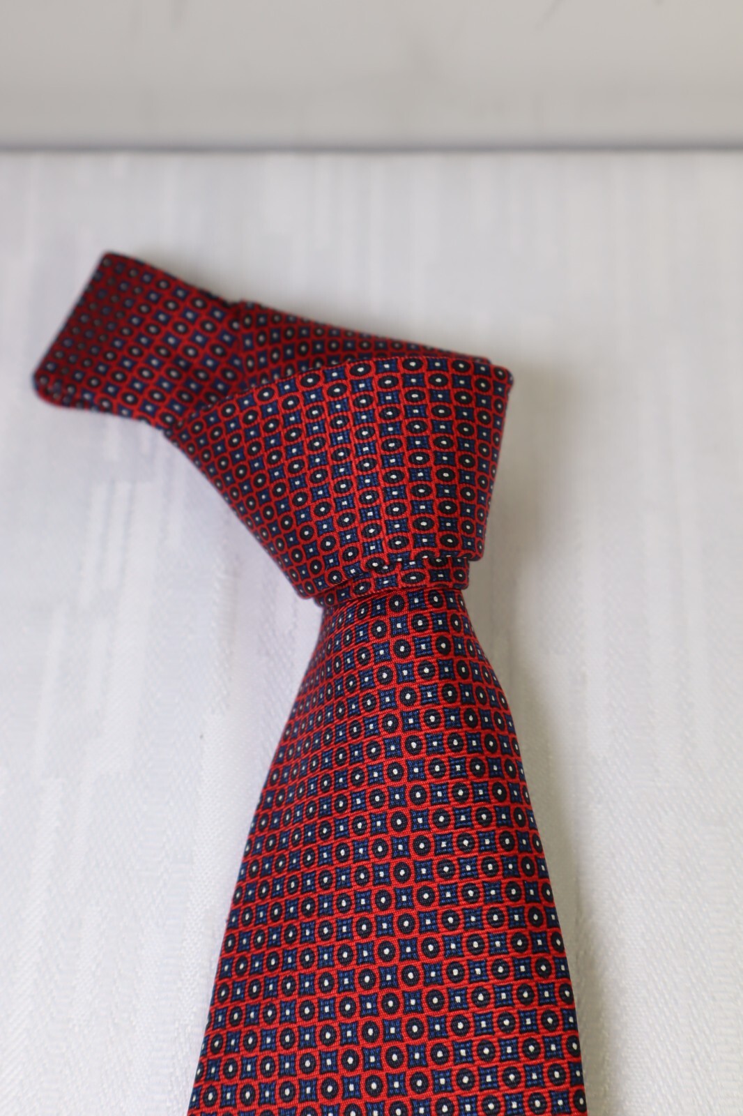 ROXY 100% SETA SILK TIE CRAVATTA NECKTIE VINTAGE CLASSIC ITALY