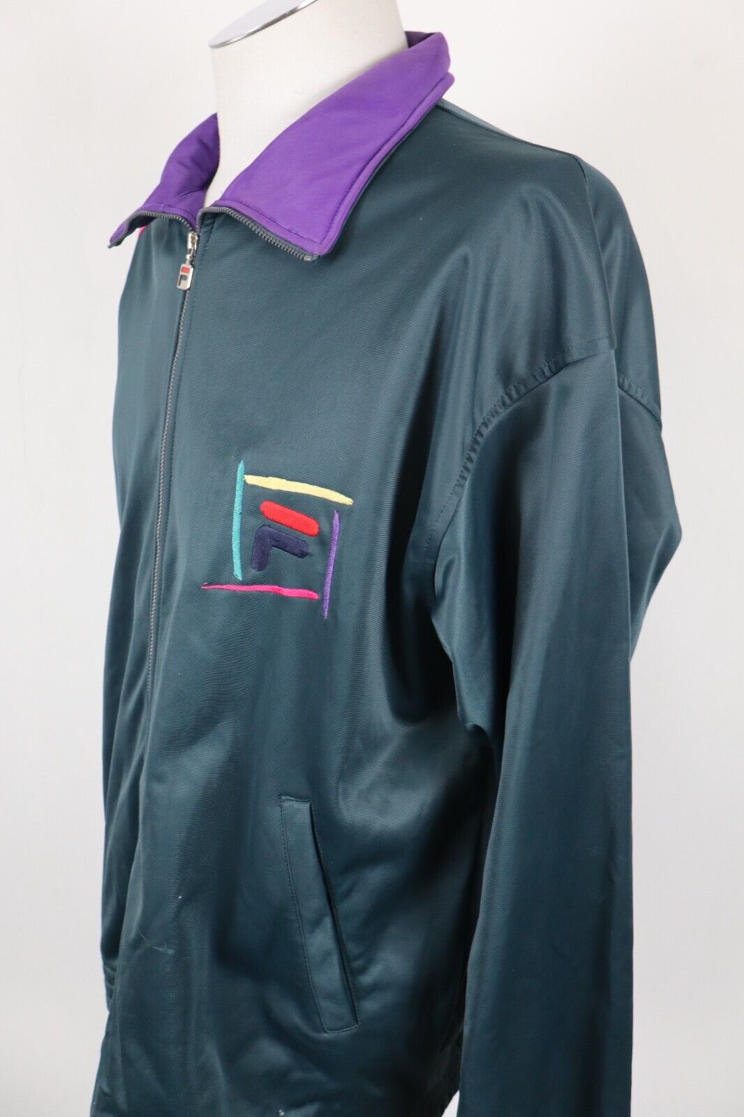 FILA GIACCA SPORTIVA UOMO TG 54 MAN SPORT VINTAGE CASUAL JACKET