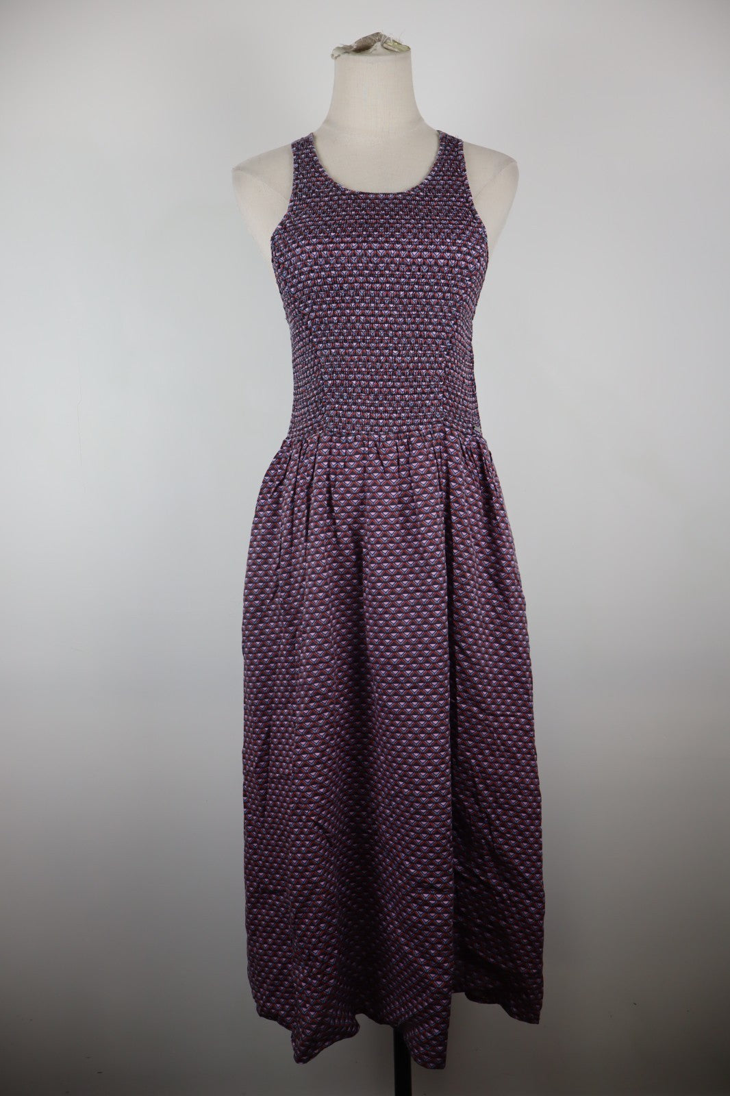 PEPE JEANS VESTITO A BRETELLE DONNA TG M WOMAN CASUAL VINTAGE DRESS ABITO LOGO