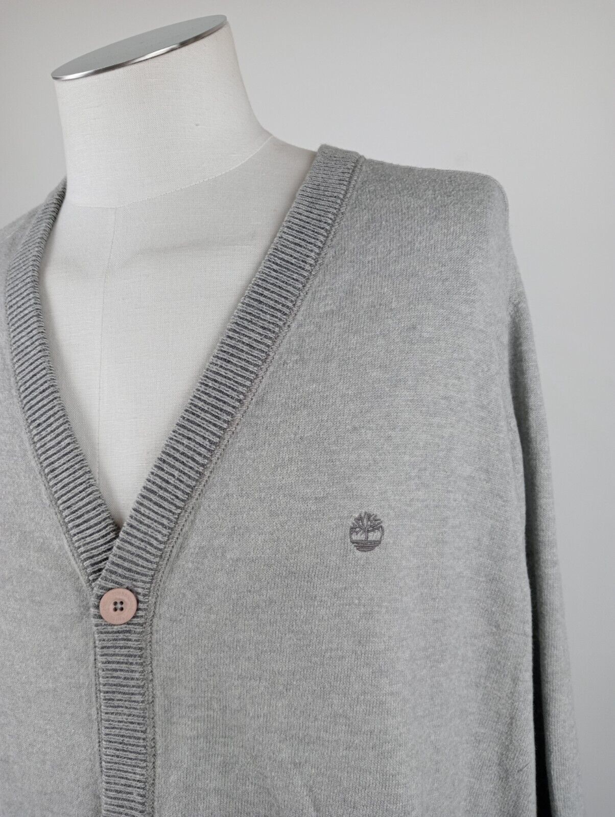 TIMBERLAND CARDIGAN MAGLIONE LANA COTONE VINTAGE UOMO 3XL MAN SWEATER CASUAL
