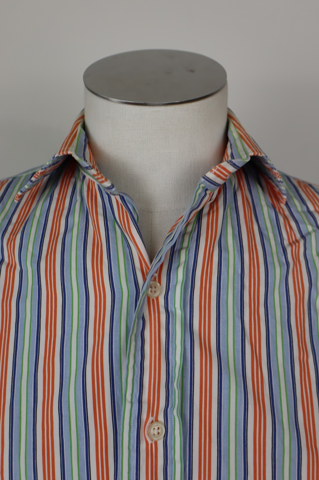 RALPH LAUREN CAMICIA UOMO TG. 15 /38 MAN CASUAL VINTAGE SHIRT COTONE COTTON LOGO