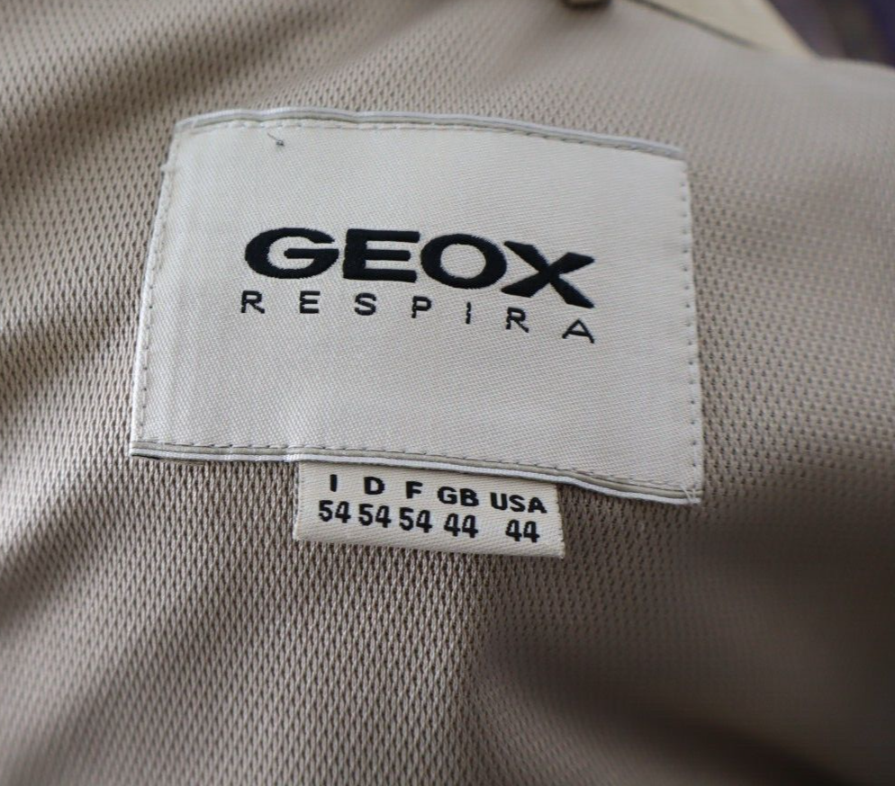 GEOX RESPIRA GIUBBINO LEGGERO UOMO Tg 54 MAN CASUAL GIACCA VINTAGE JACKET