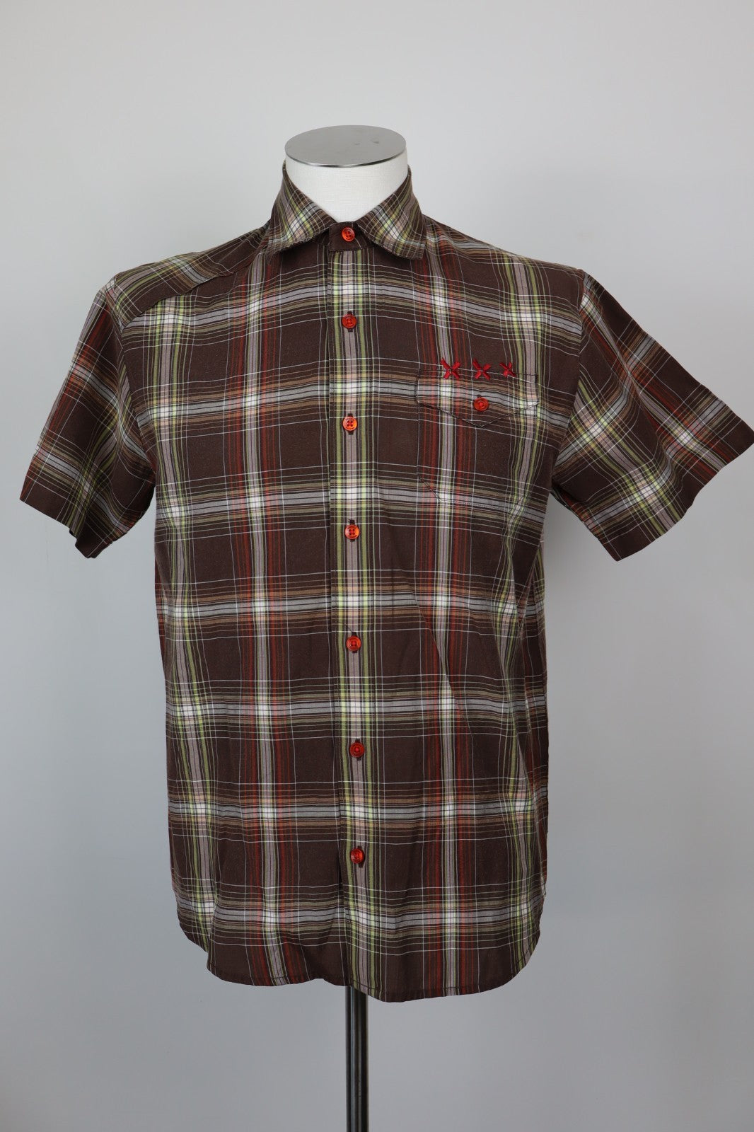 BILLABONG CAMICIA UOMO TG. S MAN CASUAL VINTAGE SHIRT COTONE COTTON LOGO