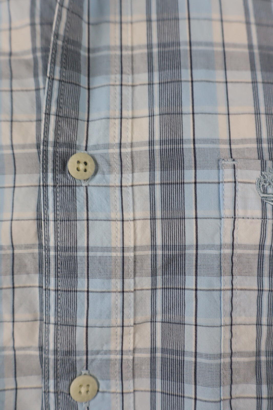 TIMBERLAND CAMICIA COTONE SHIRT UOMO Tg. L MAN VINTAGE CASUAL COTTON