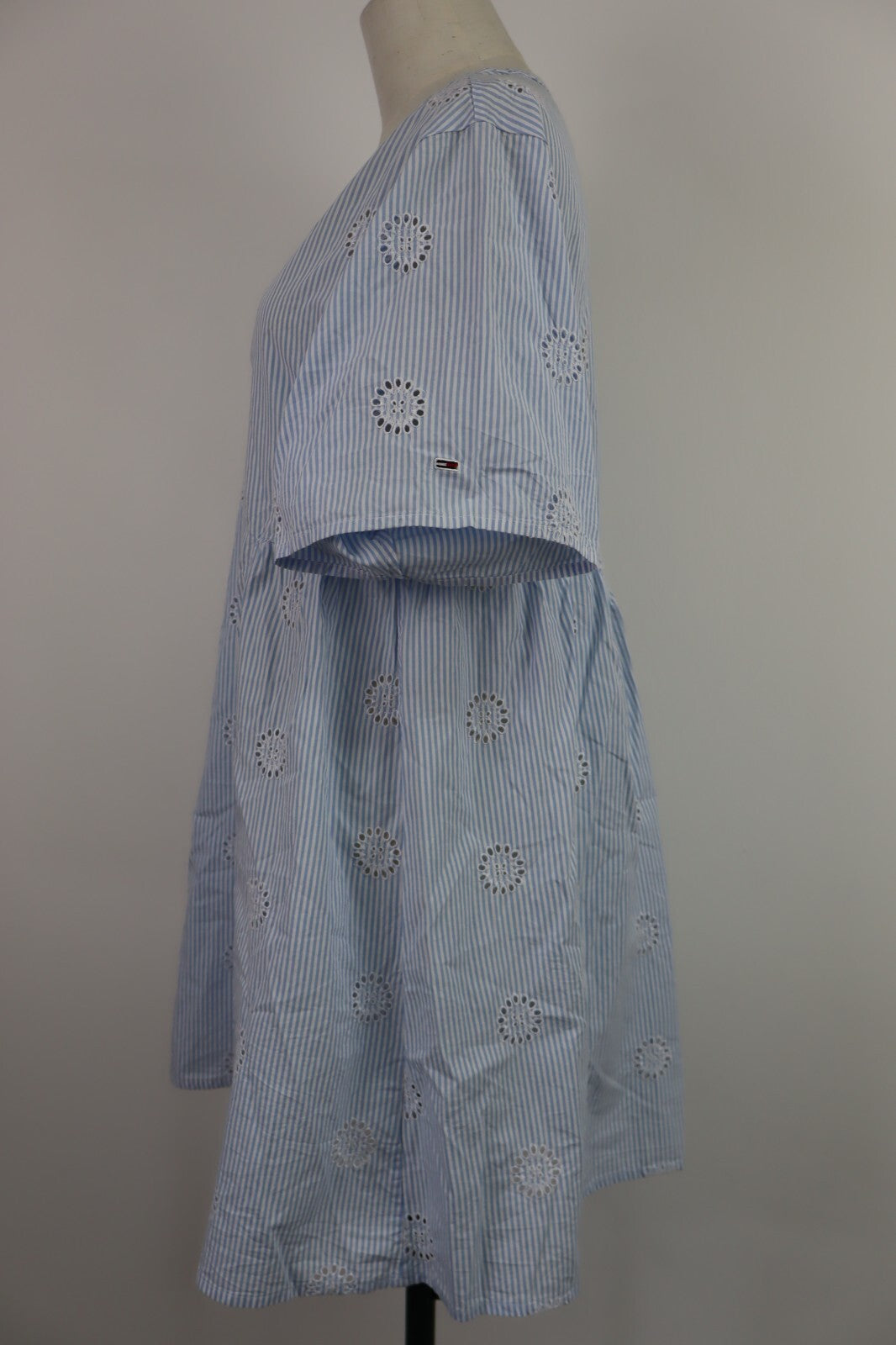 TOMMY JEANS VESTITO DONNA TG. S WOMAN CASUAL VINTAGE DRESS COTONE