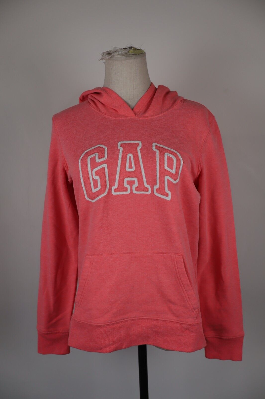 GAP FELPA CAPPUCCIO DONNA Tg M WOMAN CASUAL VINTAGE SPORT SWEATSHIRT COTONE