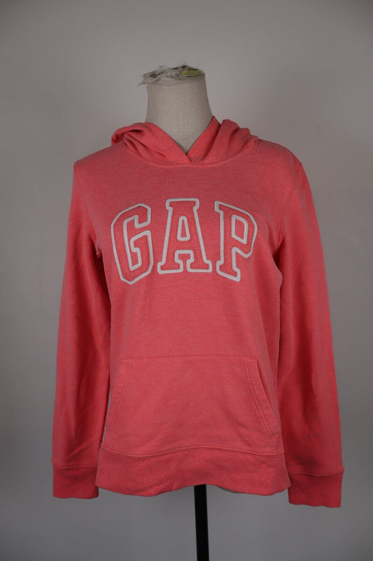 GAP FELPA CAPPUCCIO DONNA Tg M WOMAN CASUAL VINTAGE SPORT SWEATSHIRT COTONE