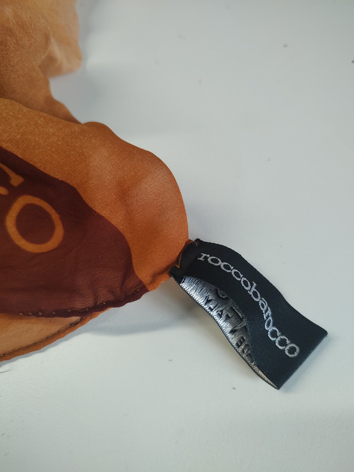 ROCCOBAROCCO FOULARD SCARVES SCARF RECTANGLE 100% SETA MADE IN ITALY
