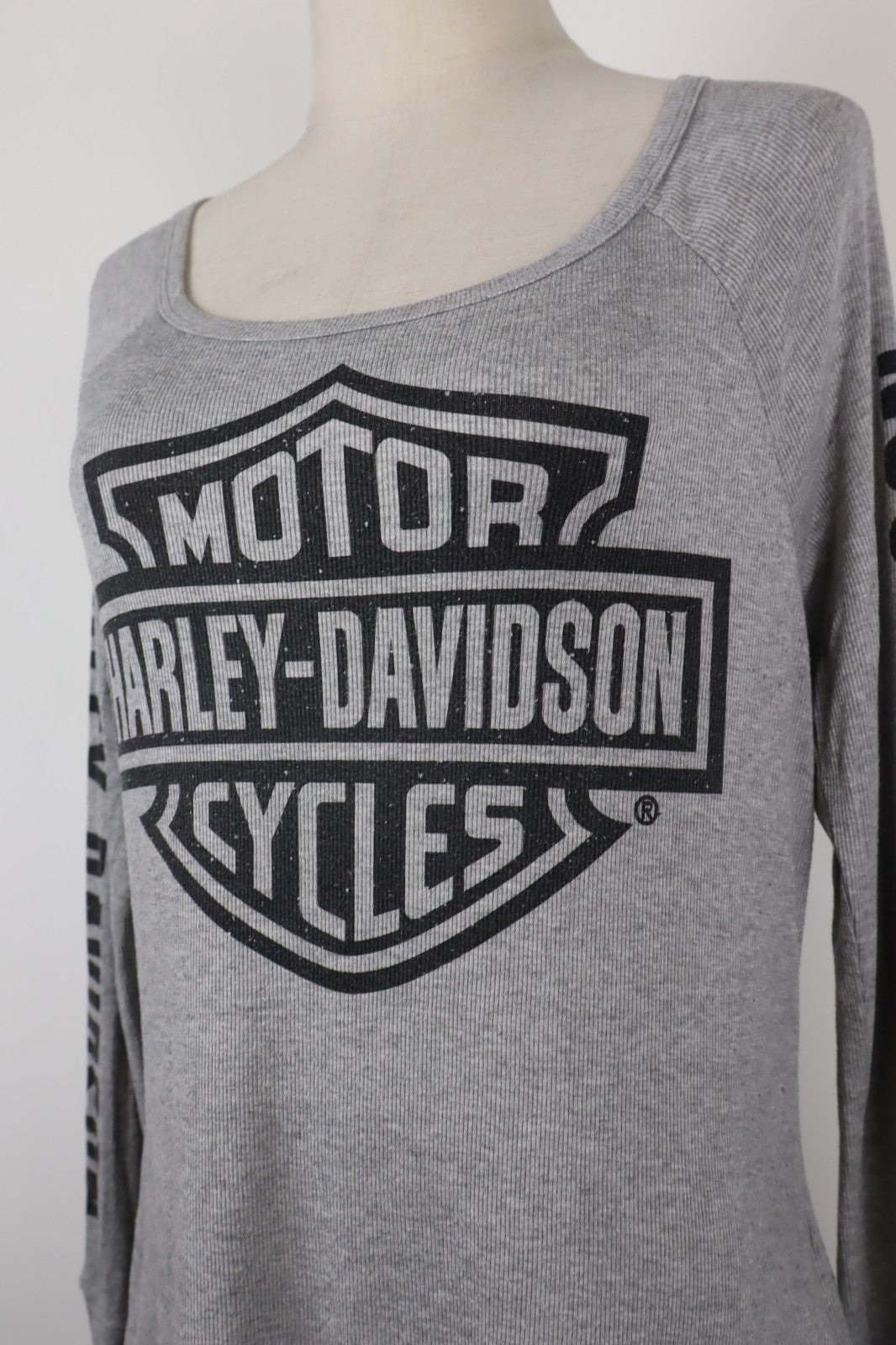 HARLEY DAVIDSON MAGLIA DONNA TG. M WOMAN CASUAL VINTAGE COTTON T-SHIRT COTONE