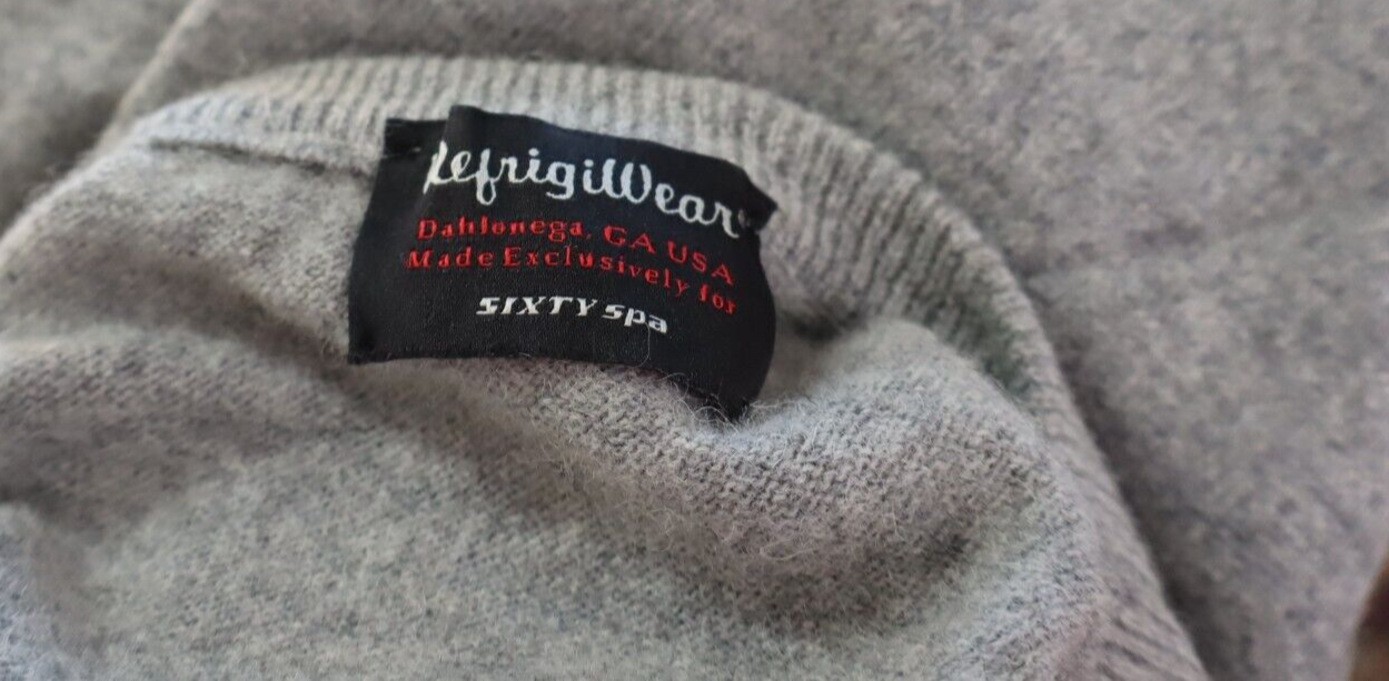 REFRIGIWEAR MAGLIONE LANA WOOL VINTAGE UOMO Tg. L MAN SWEATER CASUAL