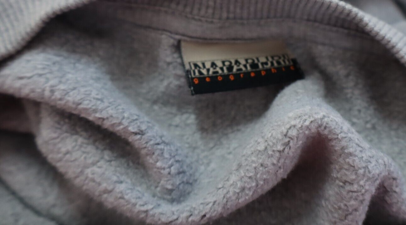 NAPAPIJRI FELPA MAGLIA UOMO Tg XL MAN SPORT JACKET SWEATSHIRT VINTAGE COTONE