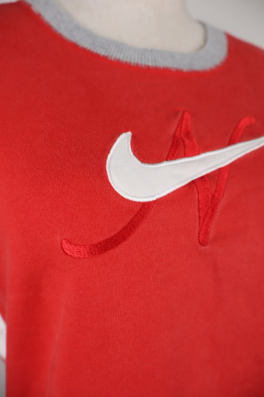 NIKE FELPA DONNA Tg L WOMAN CASUAL VINTAGE SPORT SWEATSHIRT COTONE COTTON