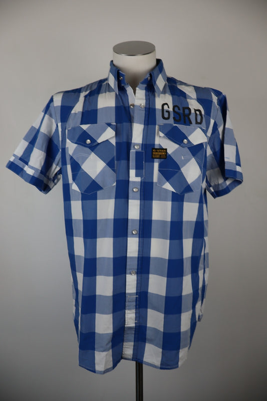 G-STAR RAW CAMICIA SHIRT UOMO Tg XL MAN VINTAGE CASUAL COTONE