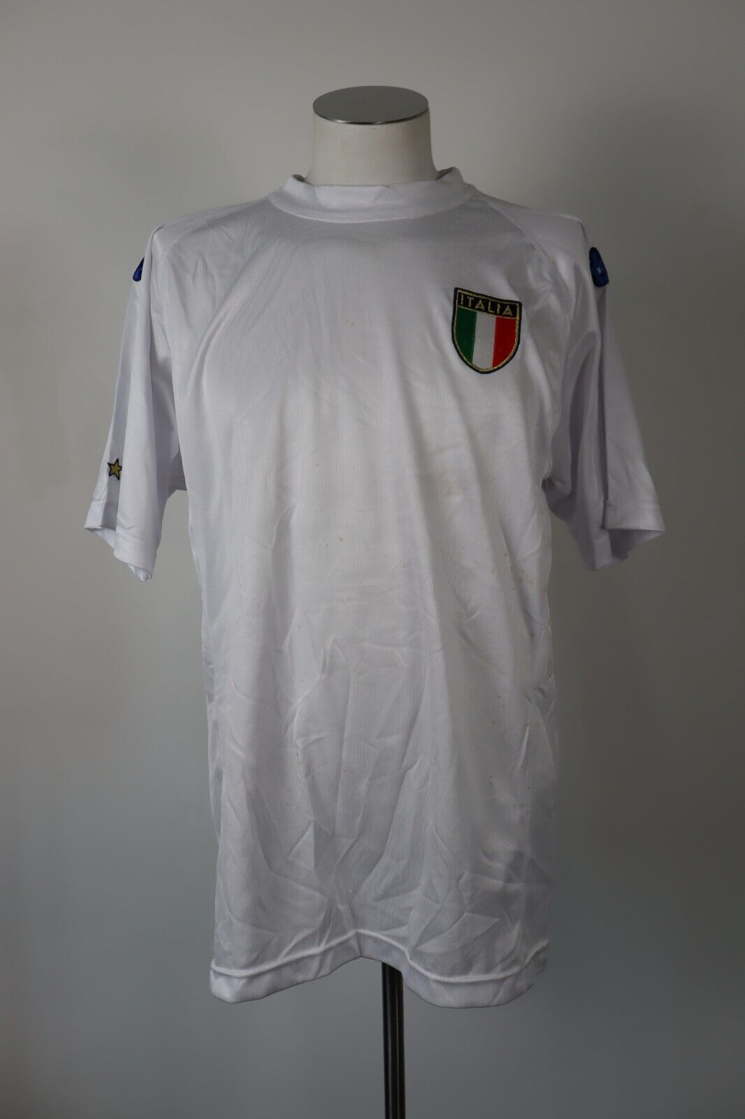 KAPPA ITALIA MAGLIA CALCIO Tg XL UOMO MAN T-SHIRT SOCCER SPORT  JERSEY 2002