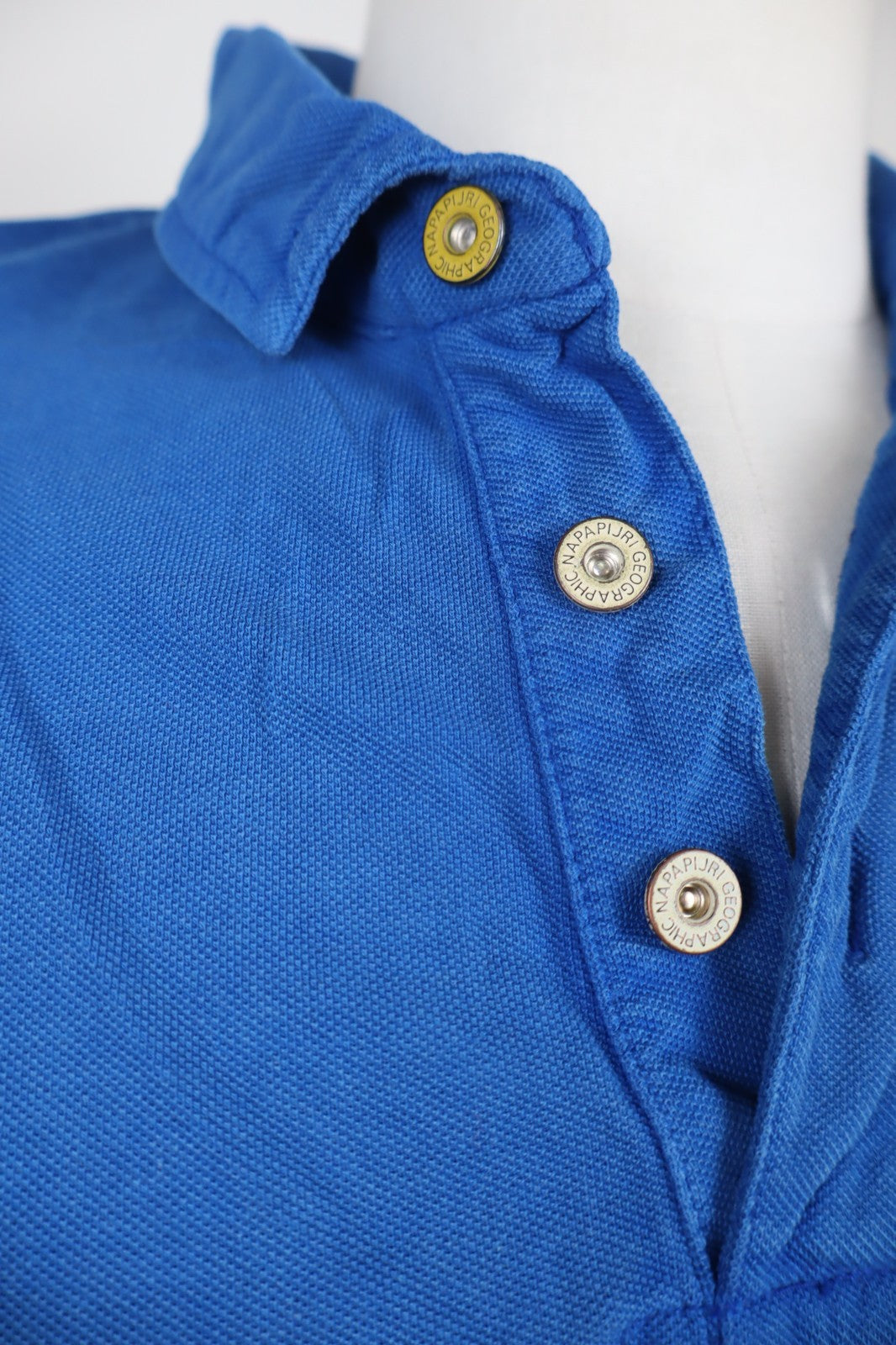 NAPAPIJRI MAGLIA POLO UOMO TG. L MAN SHIRT CASUAL VINTAGE COTONE COTTON LOGO