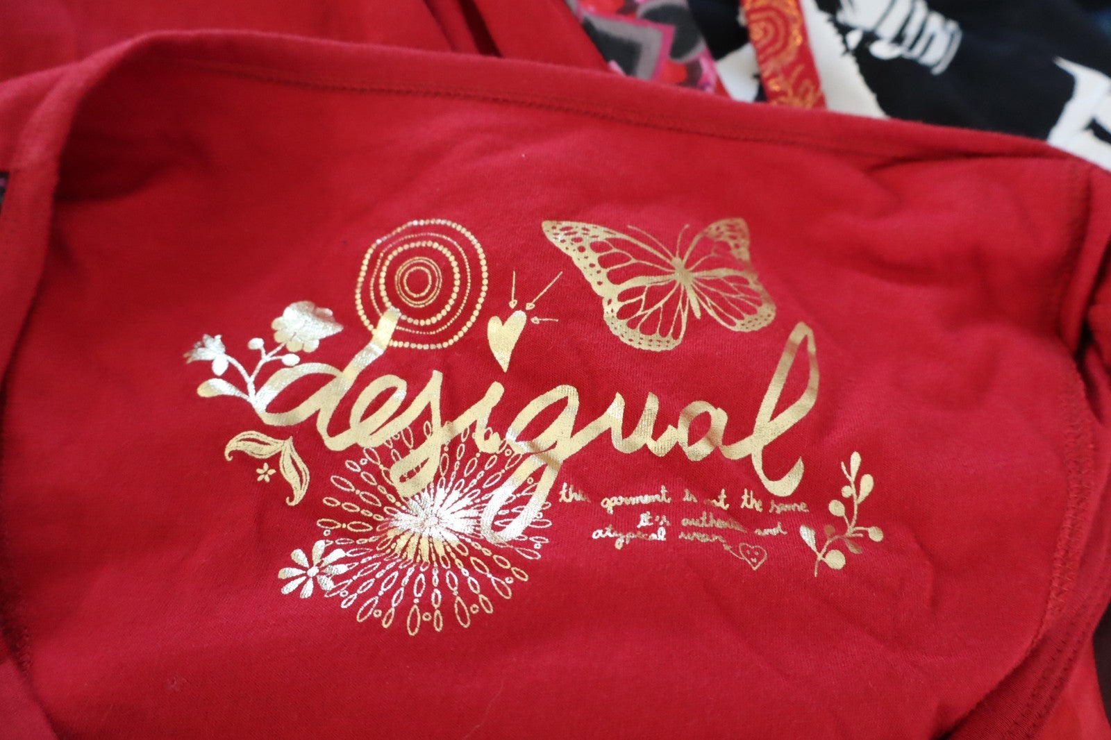 DESIGUAL VESTITO ABITO DONNA M WOMAN CASUAL VINTAGE DRESS MANICA LUNGA LOGO
