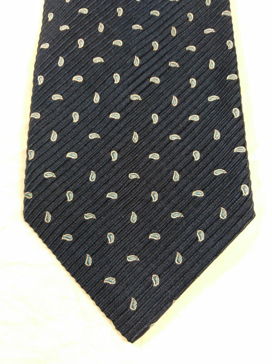 OLIVER BY VALENTINO 100%  SILK TIE SETA CRAVATTA NECKTIE MADE IN ITALY