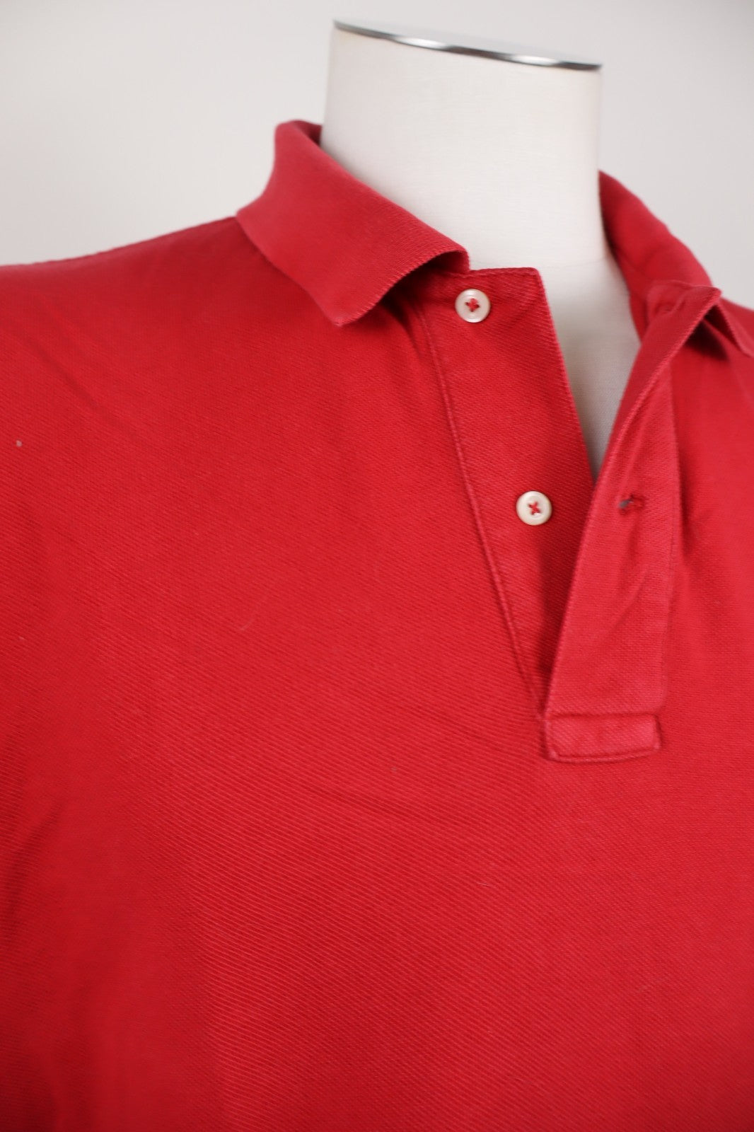 RALPH LAUREN MAGLIA POLO UOMO COTONE TG XL MAN COTTON SHIRT CASUAL VINTAGE LOGO