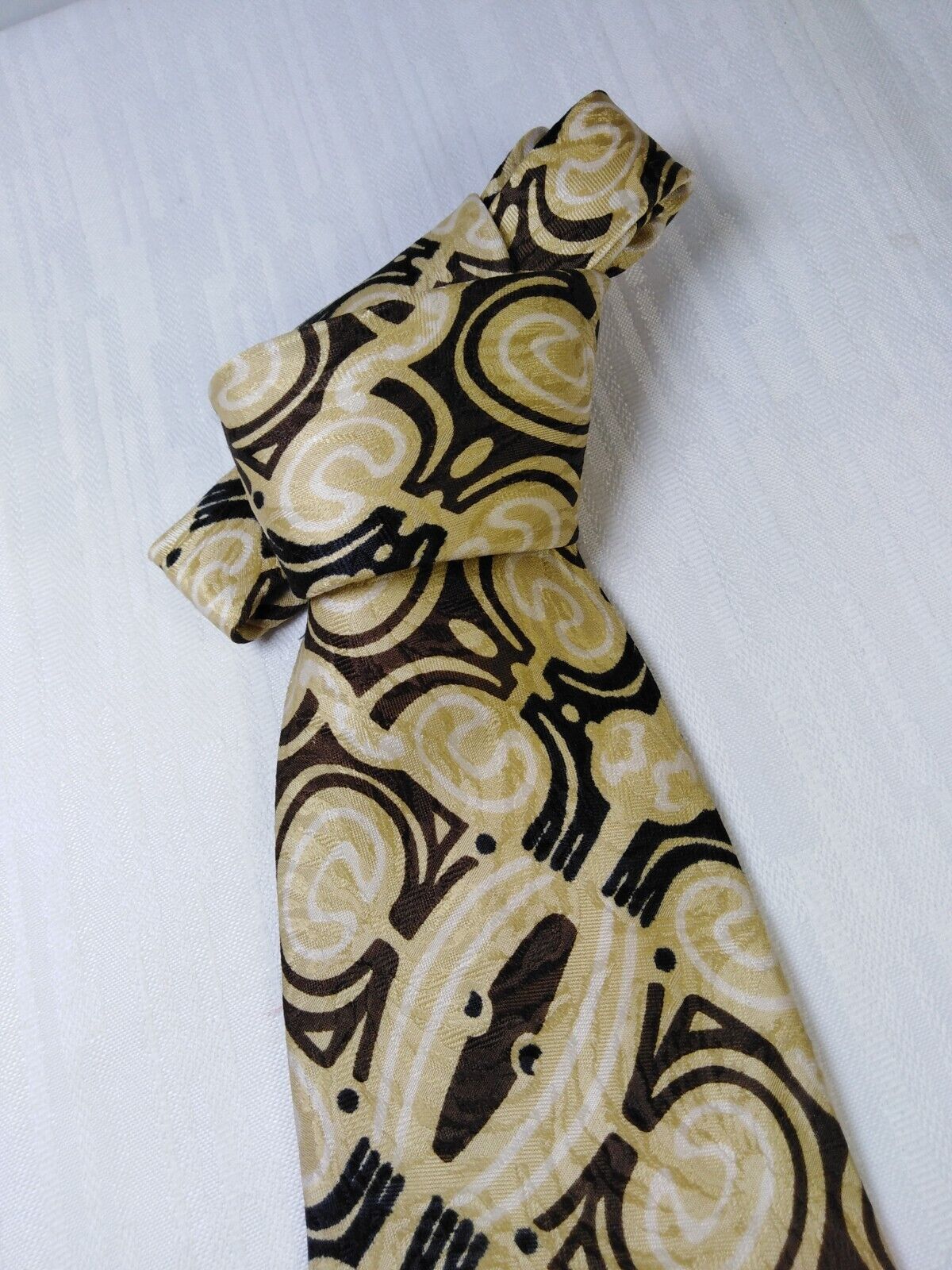 TINO COSMA 100% SETA SILK TIE CRAVATTA NECKTIE ITALY VINTAGE CLASSIC