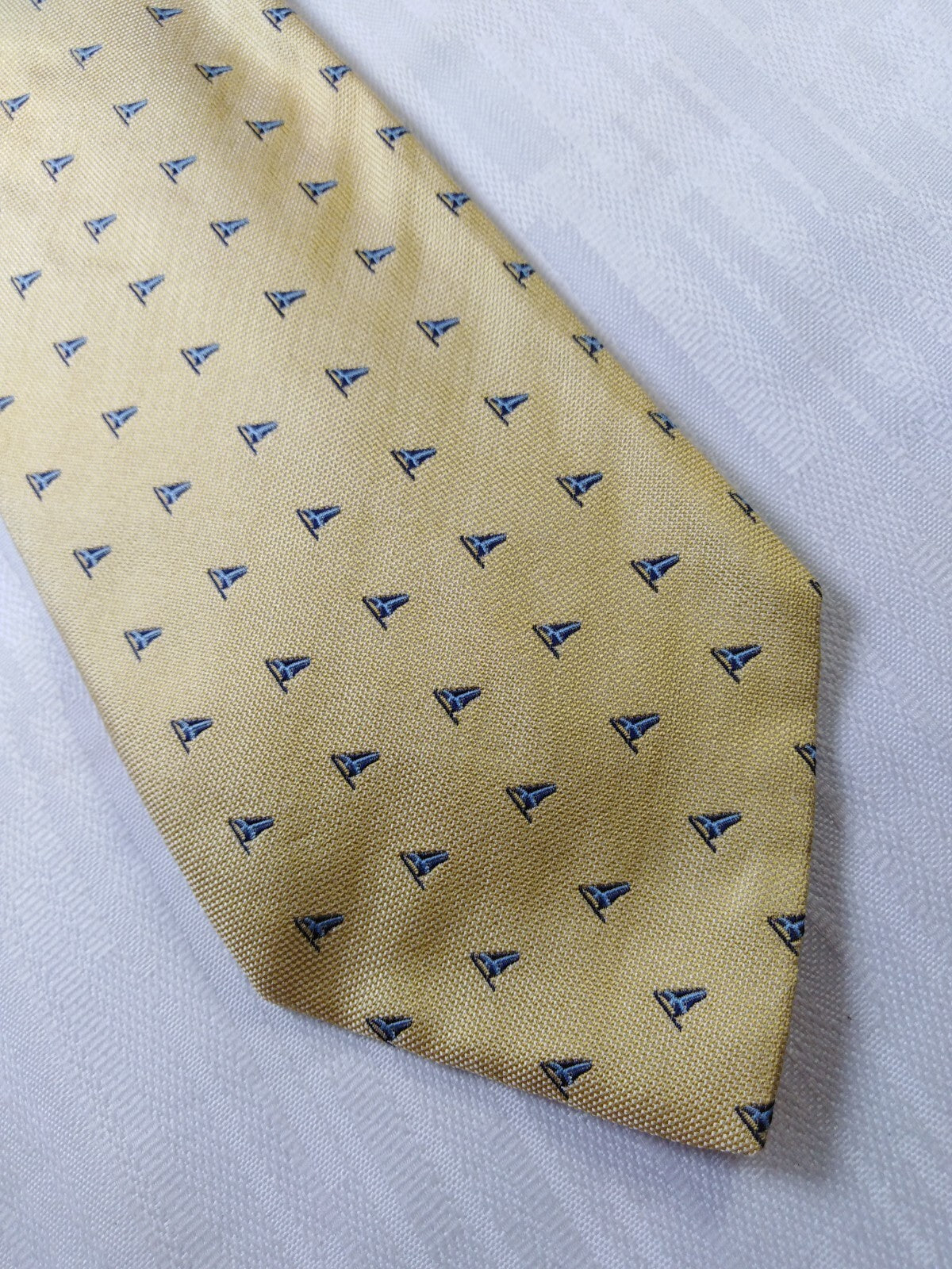 BROOKSFIELD 100% SETA SILK TIE CRAVATTA NECKTIE ITALY VINTAGE CLASSIC