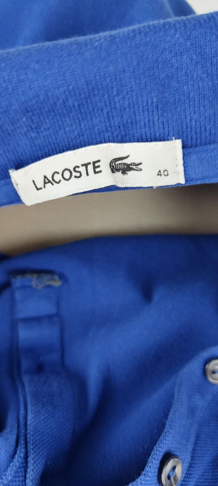 LACOSTE POLO MAGLIA DONNA COTONE TG. 40 WOMAN SHIRT CASUAL VINTAGE COTTON