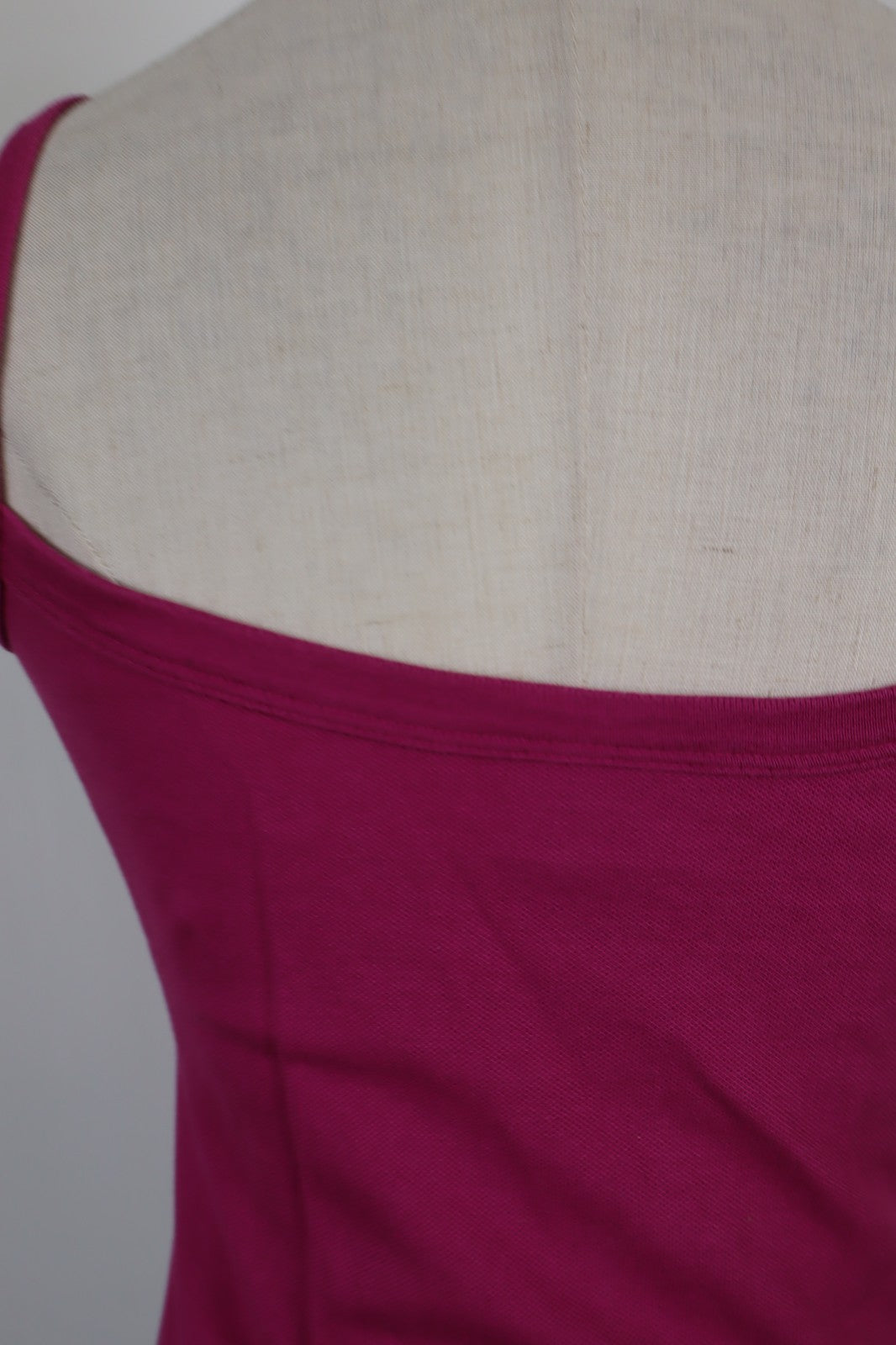 LACOSTE MAGLIA DONNA TG. 36 WOMAN CASUAL VINTAGE TANK TOP T-SHIRT