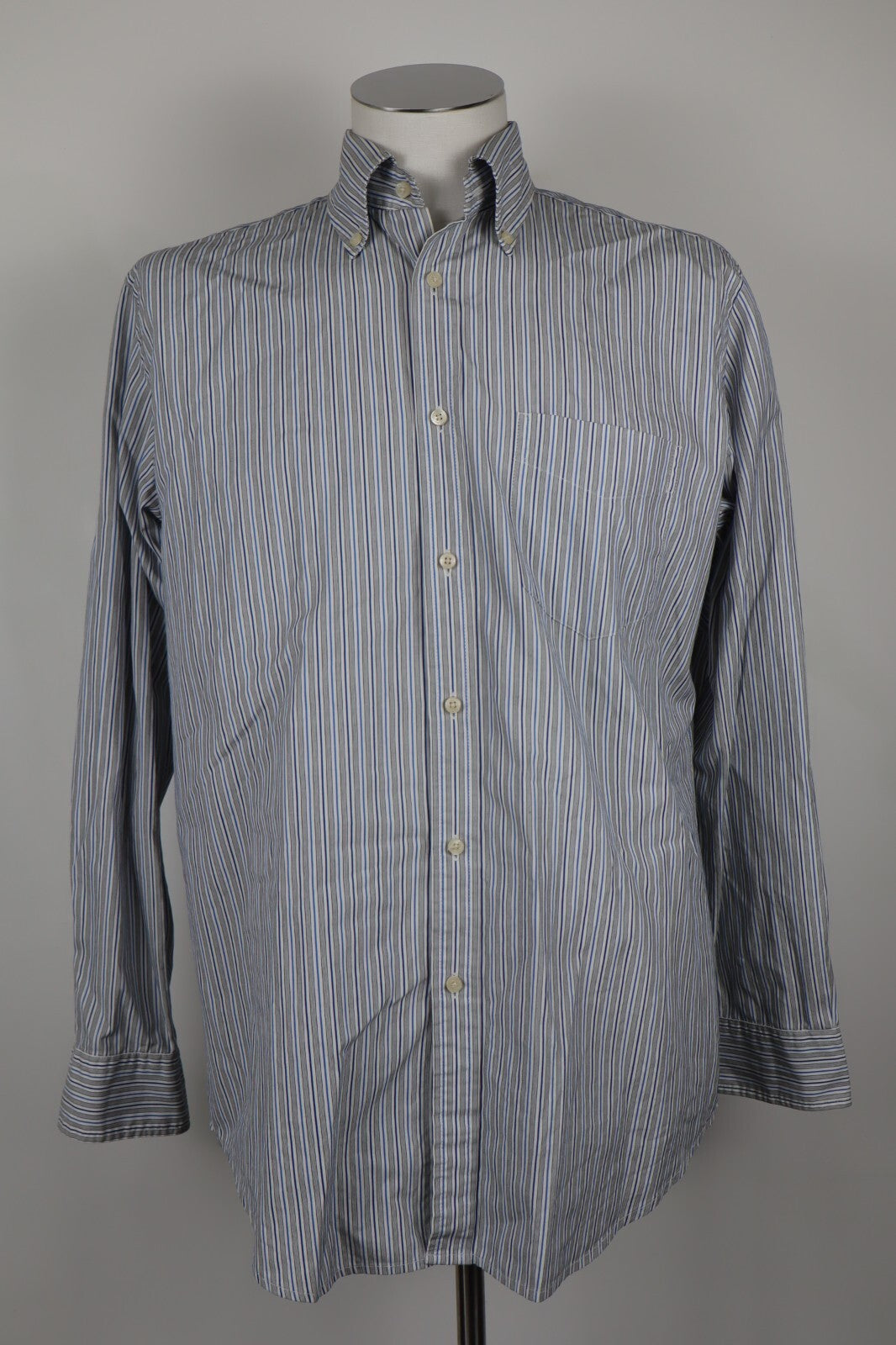 BEST COMPANY CAMICIA UOMO COTONE TG. M MAN CASUAL VINTAGE SHIRT COTTON RIGHE