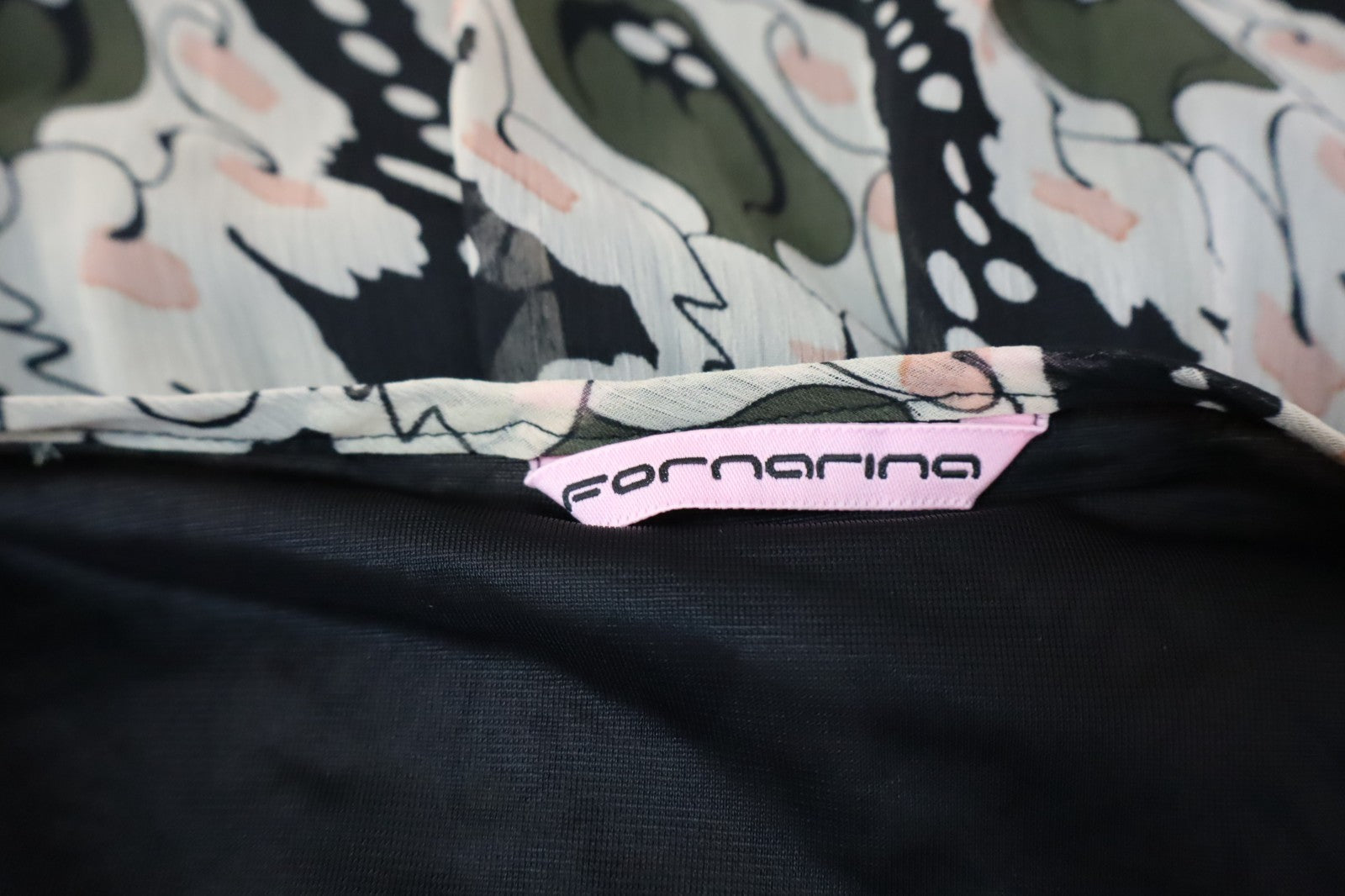 FORNARINA VESTITO ABITO SMANICATO DONNA TG. M WOMAN CASUAL VINTAGE DRESS VELATO