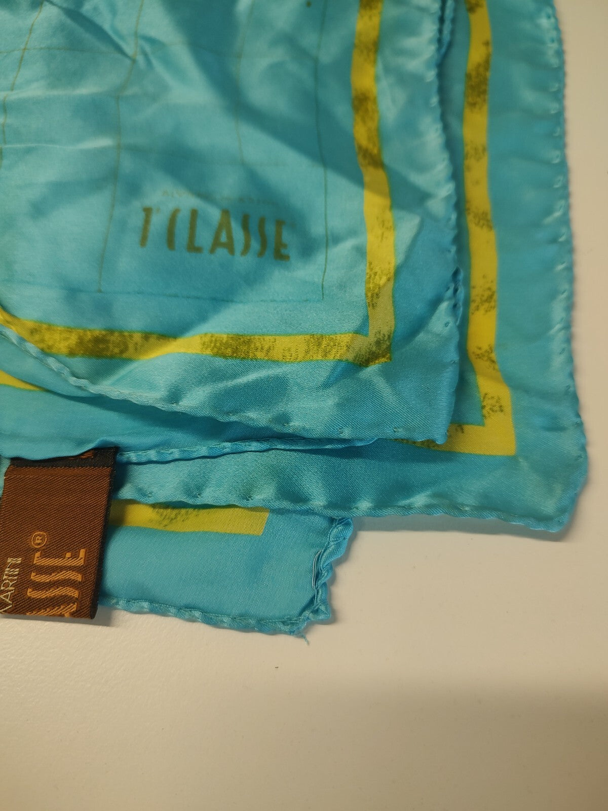 ALVIERO MARTINI FOULARD 100% SILK SETA SCARVES SCARF SQUARE MADE ITALY