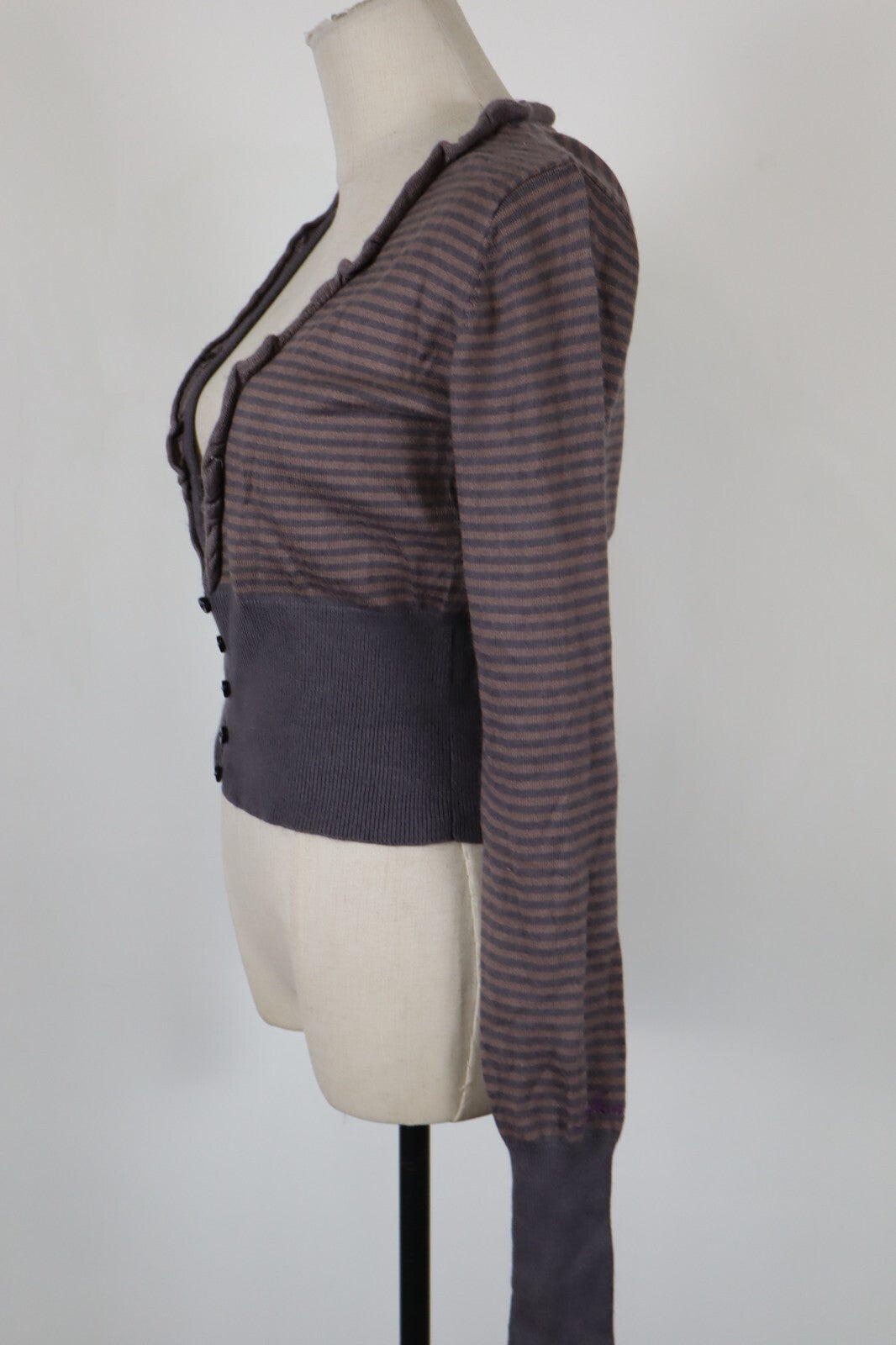 LIU JO MAGLIONE CARDIGAN DONNA Tg M WOMAN CASUAL SWEATER VINTAGE COTONE