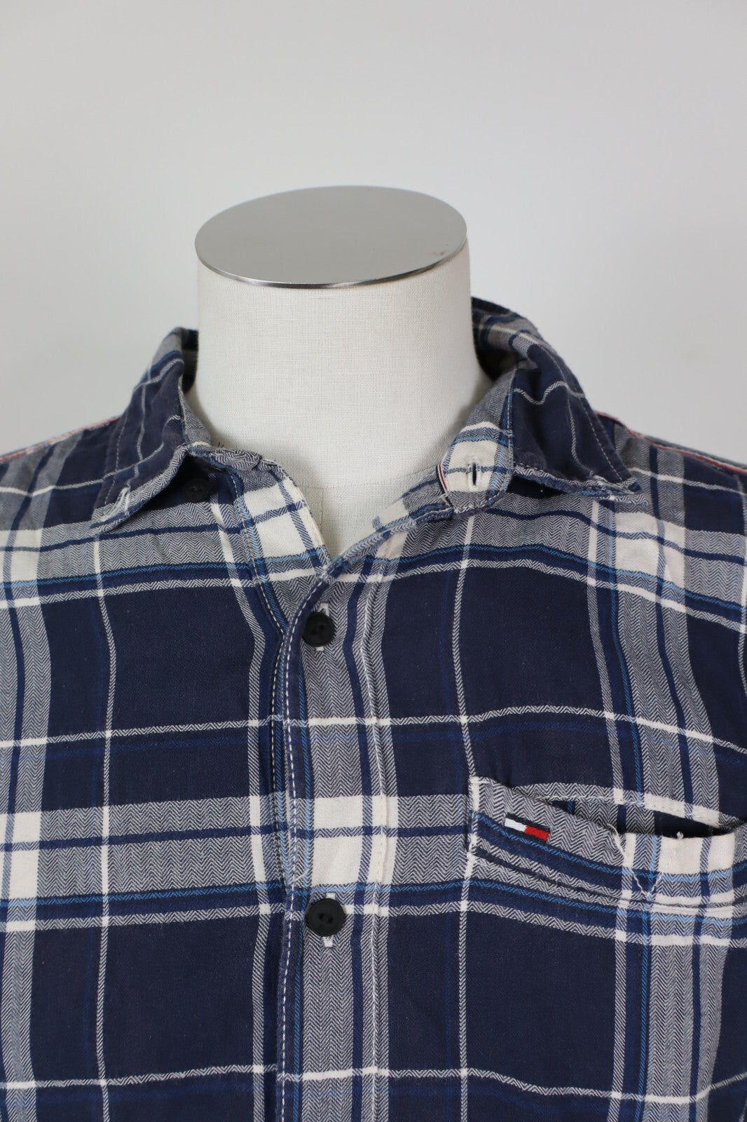 TOMMY HILFIGER CAMICIA UOMO TG. M MAN CASUAL VINTAGE SHIRT COTONE COTTON