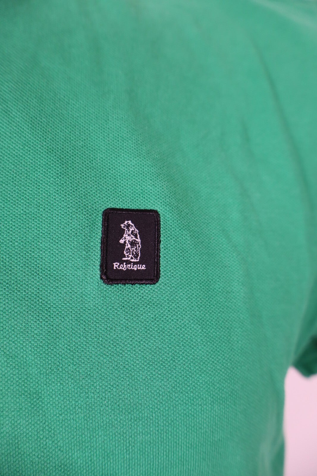 REFRIGUE MAGLIA POLO UOMO TG. M MAN T-SHIRT CASUAL VINTAGE COTONE