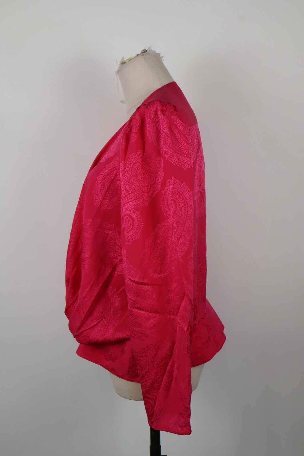 LOUIS FERAUD BLAZER GIACCA DONNA Tg 42 WOMAN VINTAGE JACKET WEST GERMANY SILK