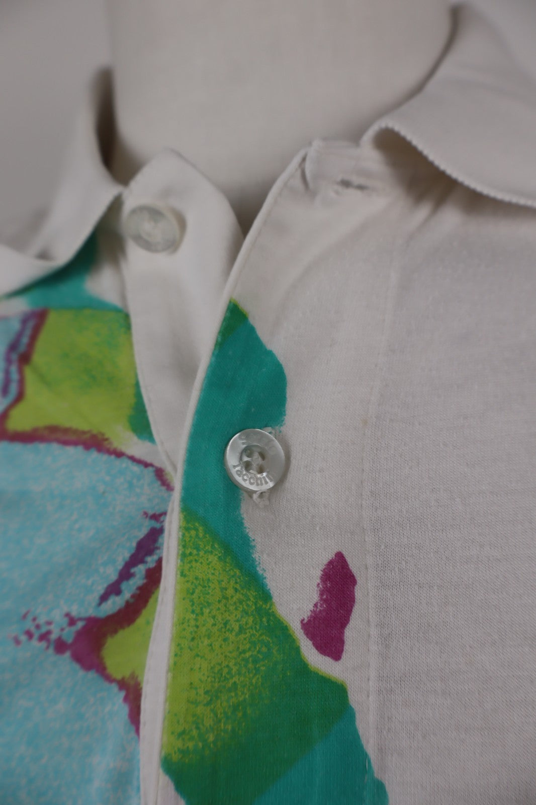 SERGIO TACCHINI MAGLIA POLO TENNIS UOMO TG VII 7 MAN T-SHIRT CASUAL VINTAGE LOGO