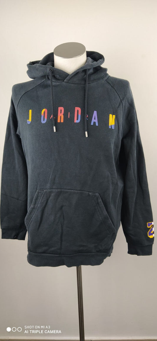 NIKE AIR JORDAN FELPA CAPPUCCIO JACKET UOMO Tg S MAN SWEATSHIRT CASUAL VINTAGE