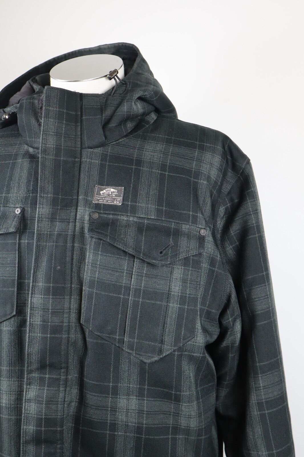 VANS GIUBBINO IMBOTTITO UOMO Tg XL MAN CASUAL VINTAGE JACKET GIACCA CAPPUCCIO