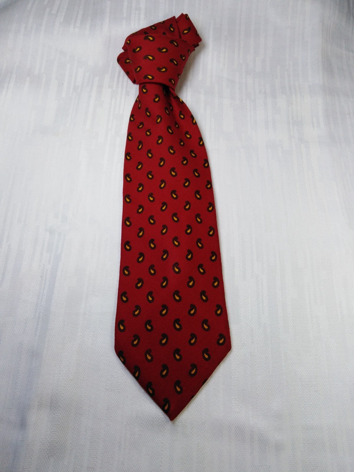 TED LAPIDUS 100% LANA WOOL TIE CRAVATTA NECKTIE ITALY VINTAGE CLASSIC