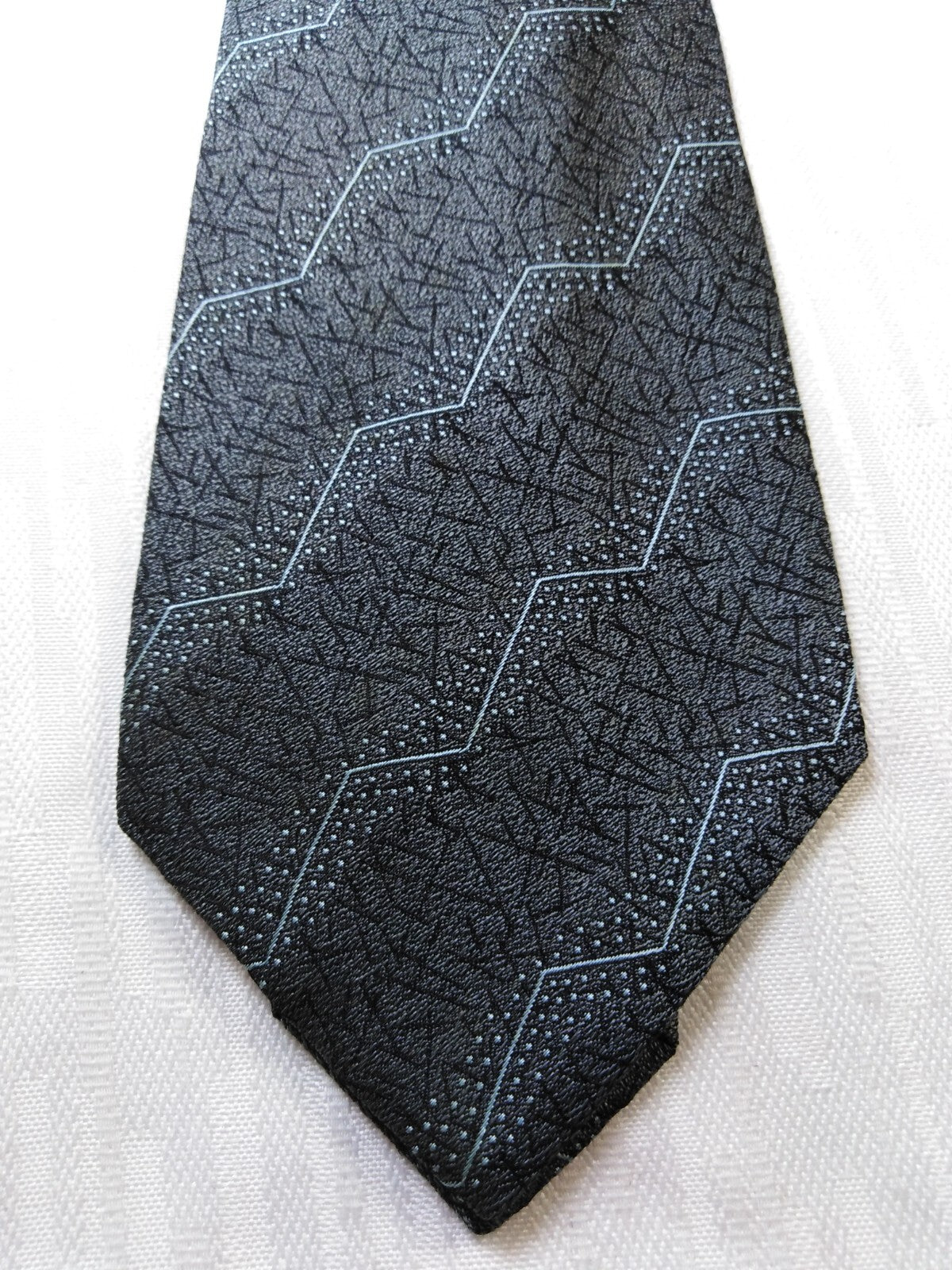 TRUSSARDI 100% SILK TIE SETA CRAVATTA NECKTIE MADE IN ITALY CLASSIC