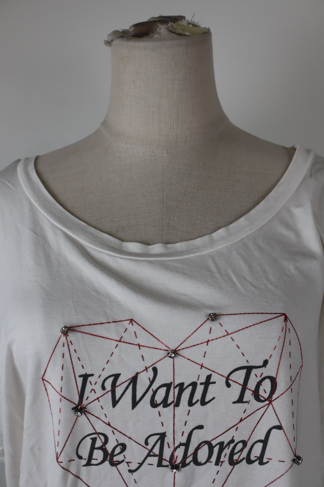 GUESS LOS ANGELES MAGLIA DONNA TG. S WOMAN CASUAL VINTAGE T-SHIRT TOP