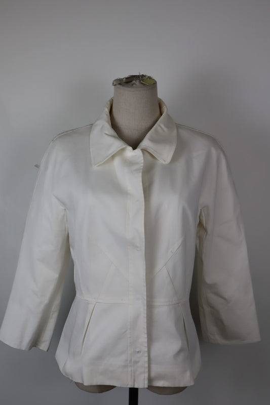 MAX MARA GIACCA BLAZER DONNA Tg 46 WOMAN VINTAGE JACKET CASUAL COTONE