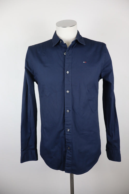 TOMMY HILFIGER DENIM CAMICIA UOMO TG. M SLIM FIT MAN CASUAL VINTAGE SHIRT COTONE