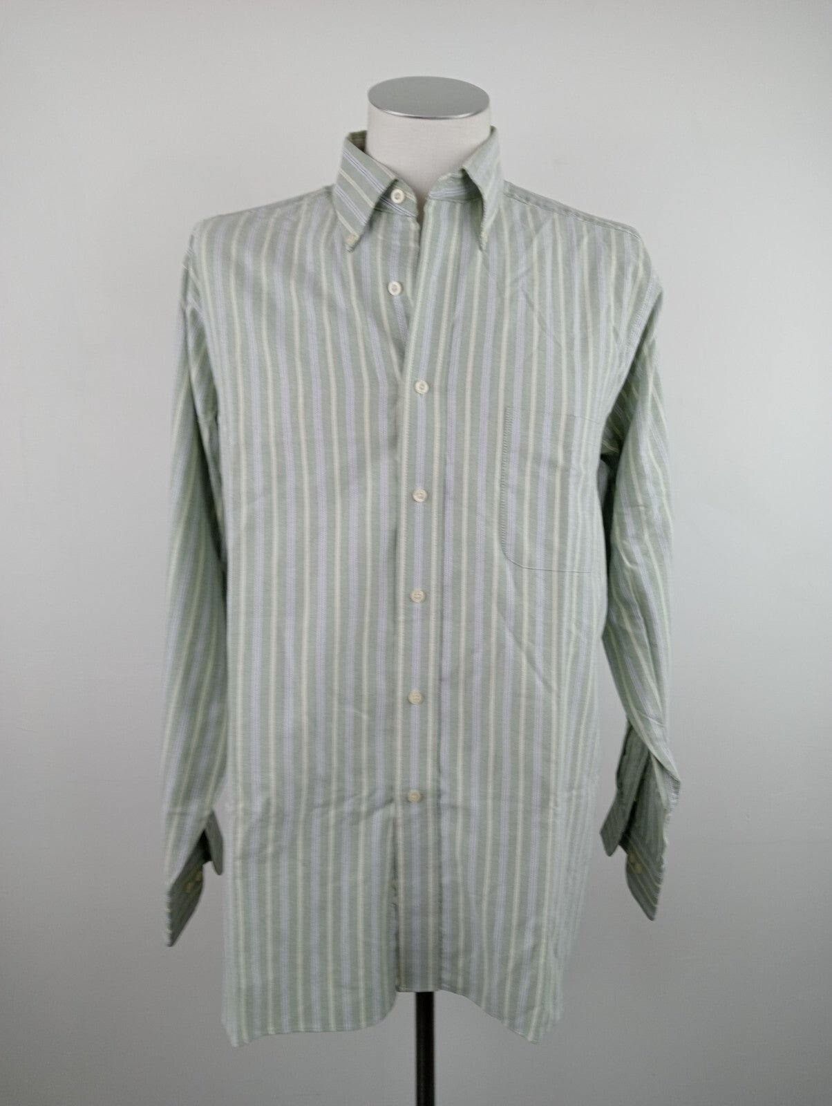 CHAPS CAMICIA UOMO TG. L MAN CASUAL VINTAGE SHIRT COTONE COTTON