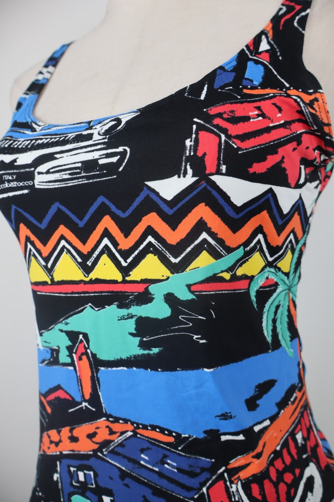 ROCCOBAROCCO CANOTTA TOP MAGLIA DONNA TG. XS WOMAN CASUAL VINTAGE T-SHIRT