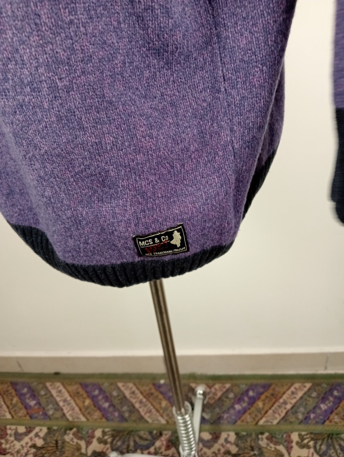 MARLBORO CLASSICS MAGLIONE LANA COTONE UOMO XL MAN SWEATER CASUAL VINTAGE